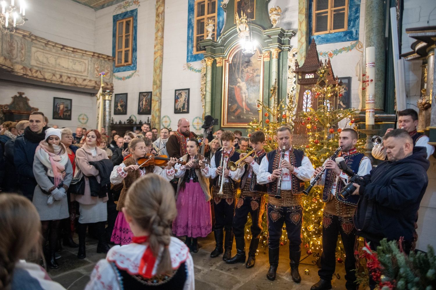 Pasterka w skansenie