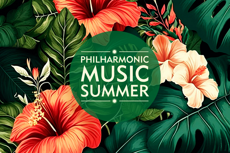 Philharmonic Music Summer - grafika promująca wydarzenie.