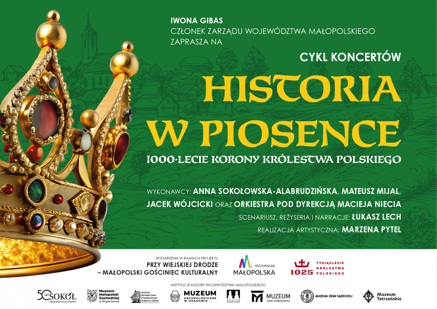 Przy wiejskiej drodze - plakat