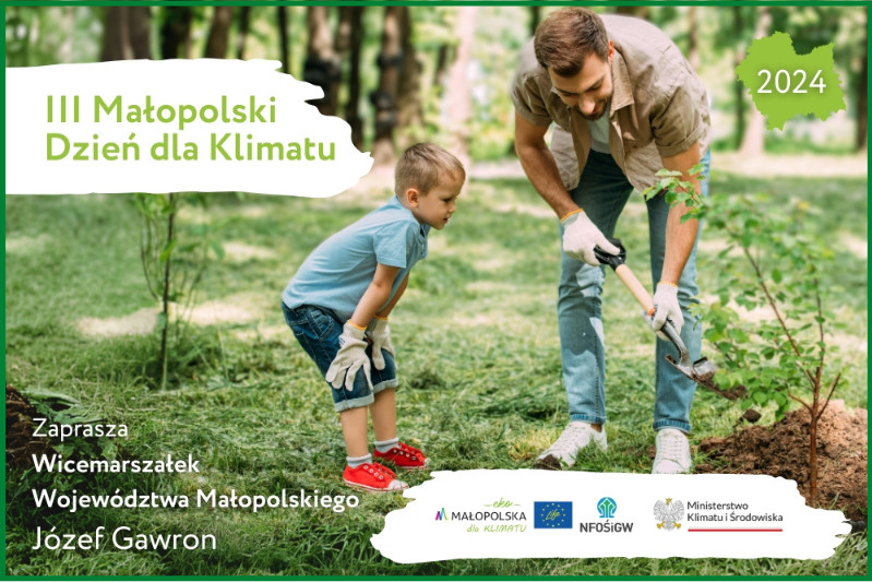 plakat promujący III Małopolskie Dni dla Klimatu