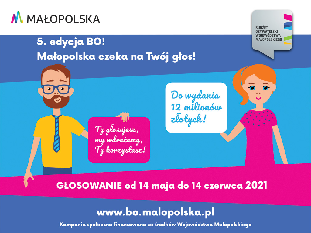 baner promocyjny BO! Małopolska 2021