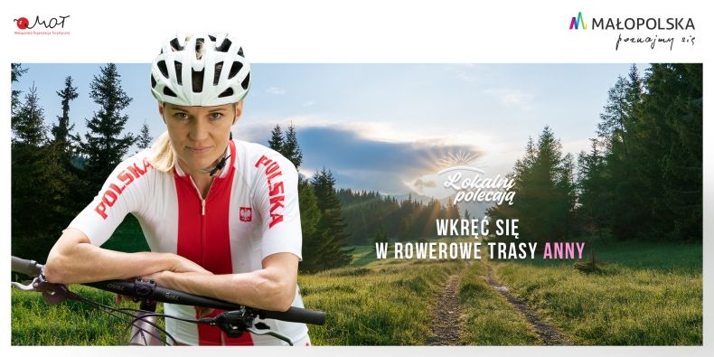 Grafika promująca kampanię z Anią Szafraniec.