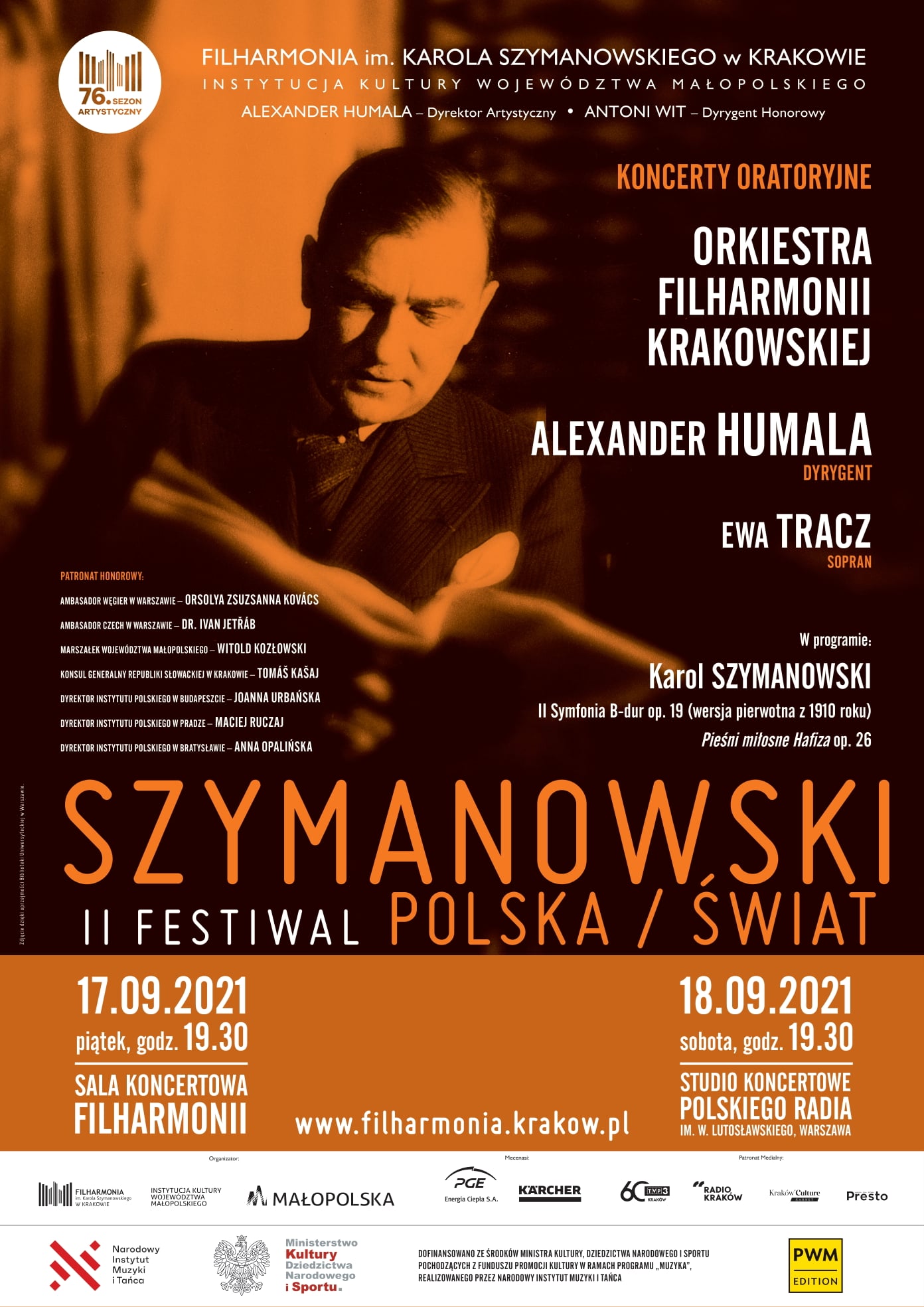 Festiwal Szymanowski/Polska/Świat