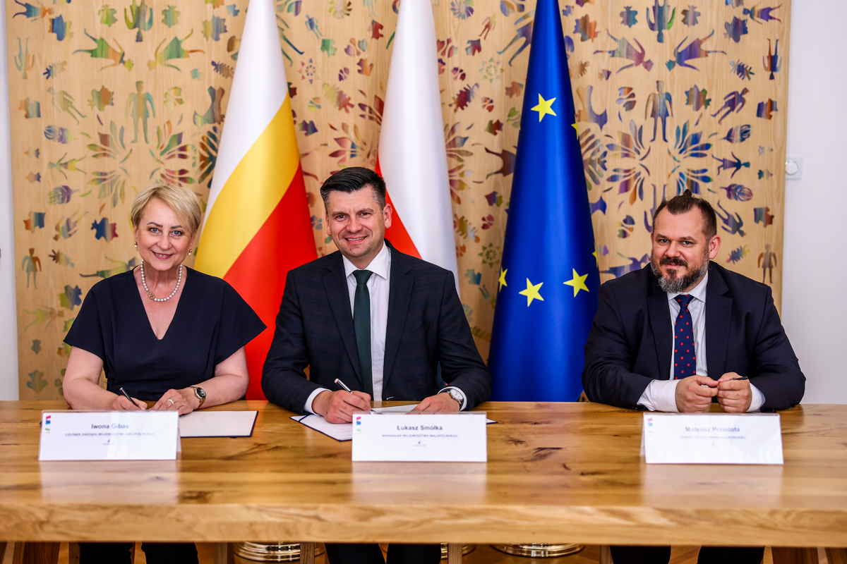 Iwona Gibas, Łukasz Smółka i Mateusz Prendota