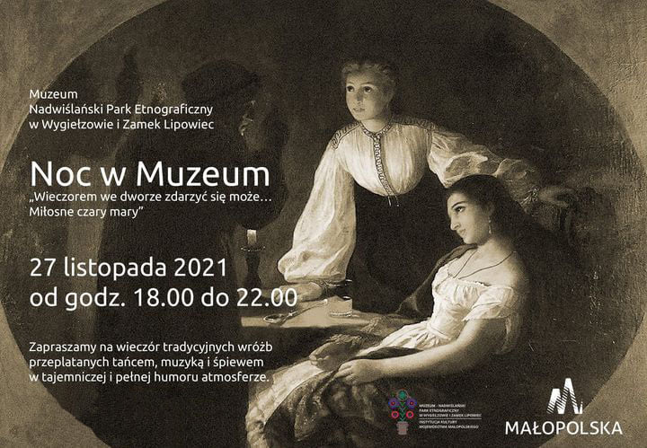 Wieczór w muzeum - plakat.