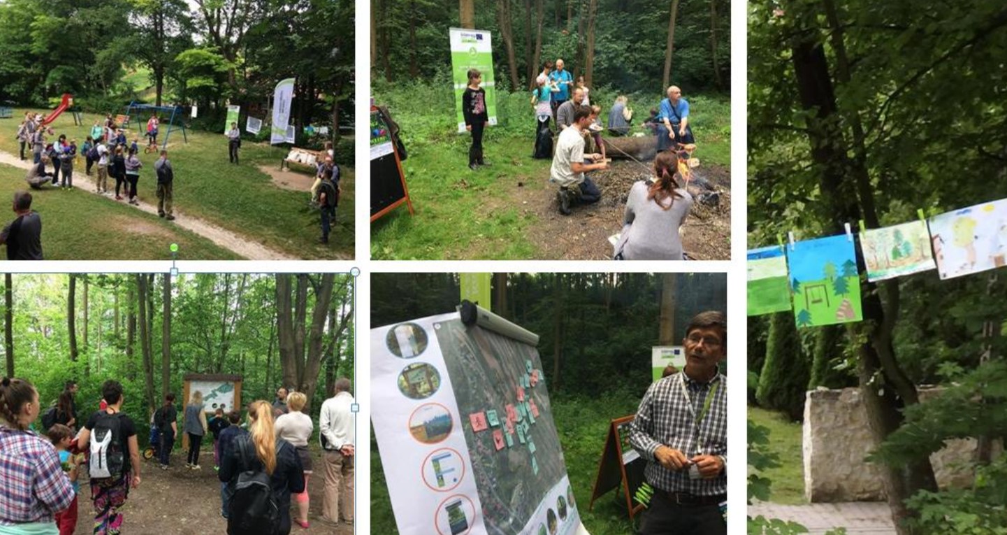 Piknik edukacyjny w Lesie Witkowickim nazwanym 