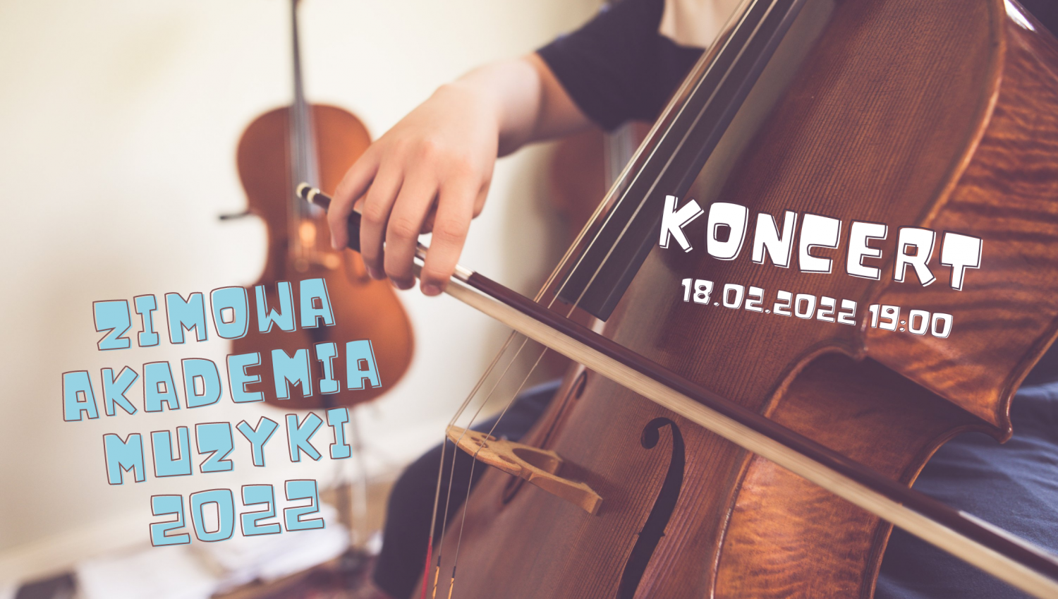 Zimowa Akademia Muzyki - plakat