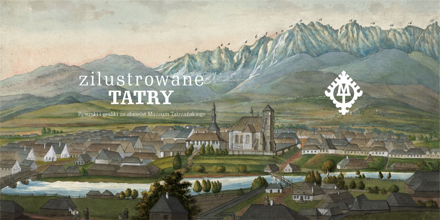 Wystawa Zilustrowane Tatry - grafika promująca wydarzenie.