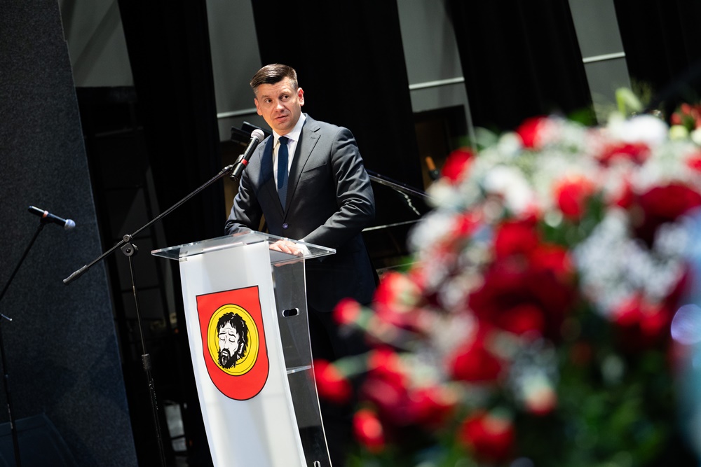 Uroczysta sesja rady miejskiej w Proszowicach