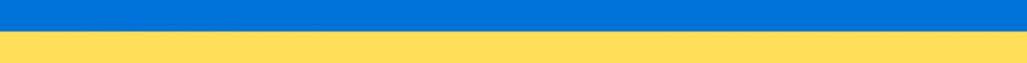 Poziomy pas w barwach ukraińskiej flagi