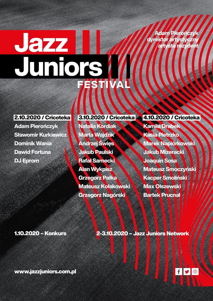 Festiwal Jazz Juniors. Plakat