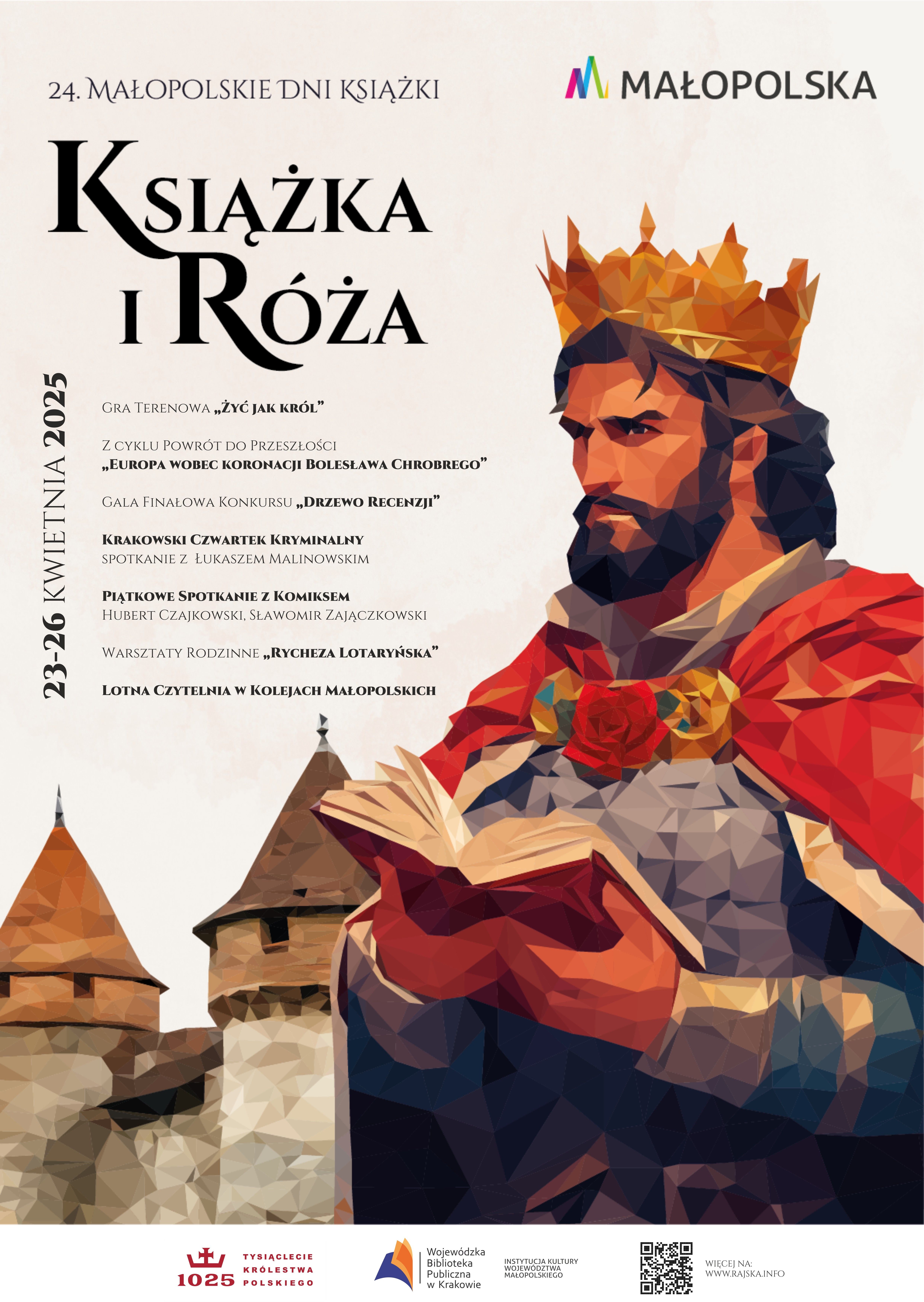 Plakat Książka i Róża
