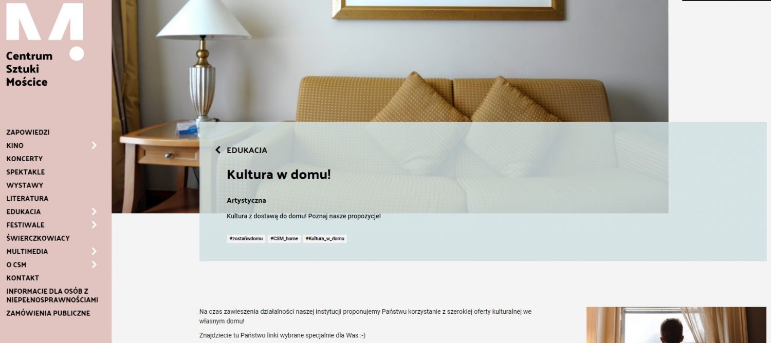 Centrum Sztuki Mościce online