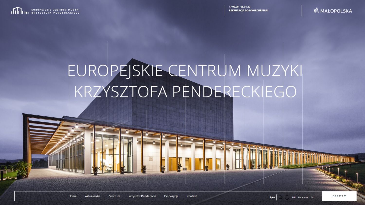 Europejskie Centrum Muzyki Krzysztofa Pendereckiego online
