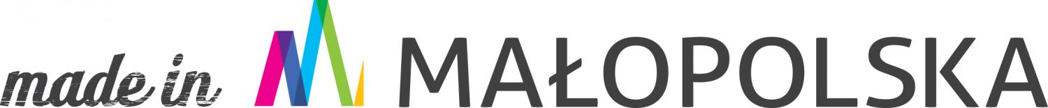 Logo projektu, napis Made in Małopolska