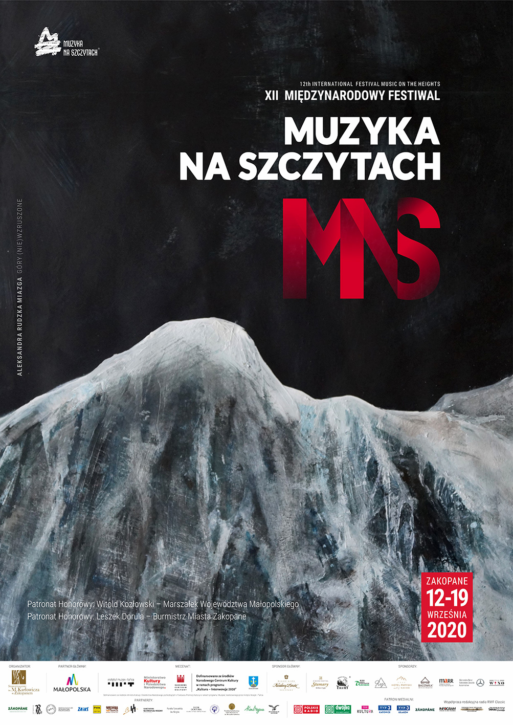 Muzyka na Szczytach. Plakat festiwalu