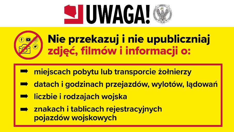 Nie przekazuj i nie upubliczniaj zdjęć, filmów i informacji