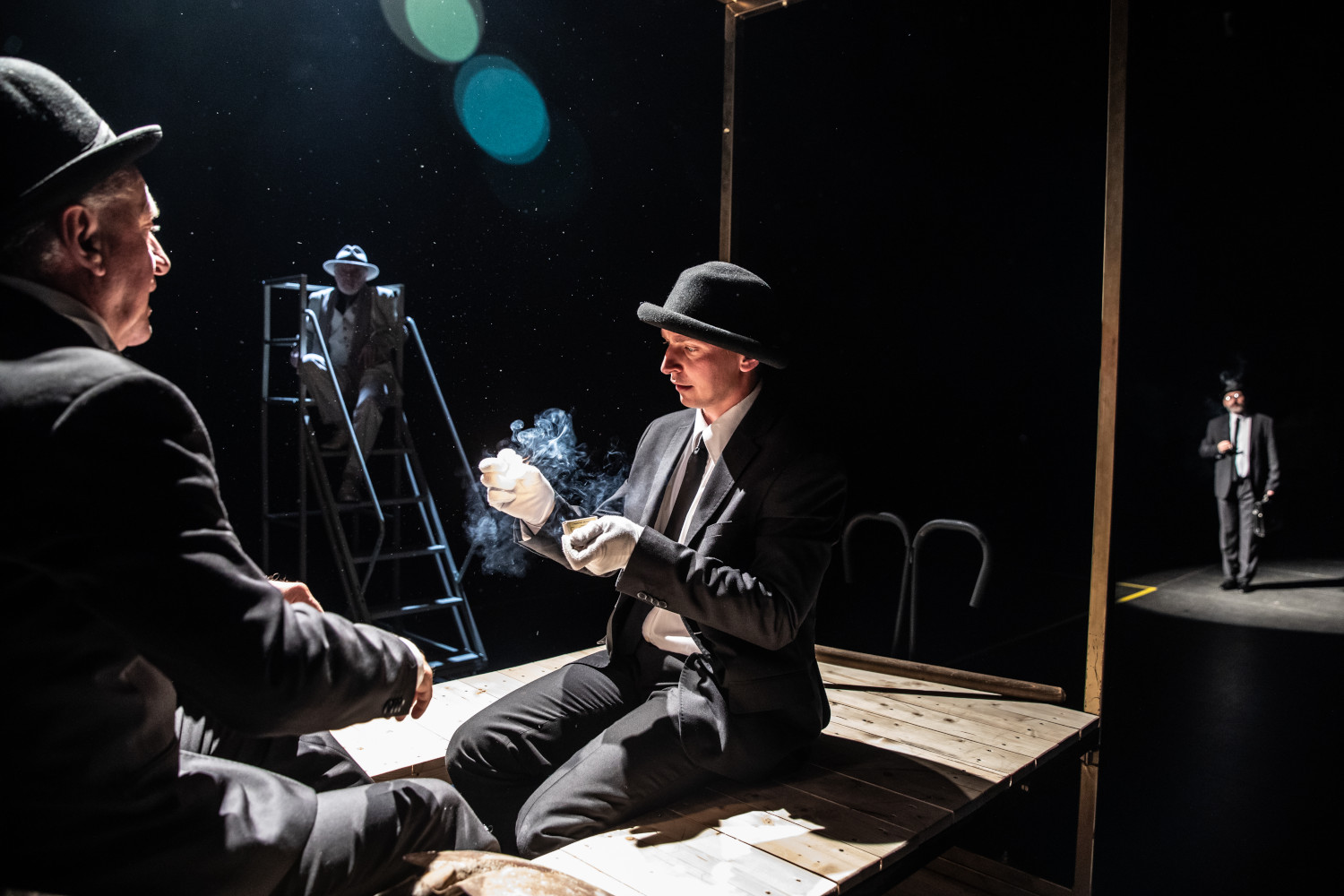 Na zdjęciu aktorzy z Teatru Witkacego.