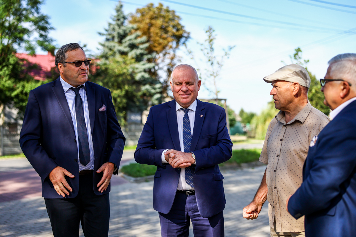 Wicemarszałek Pagcz z samorządowcami z Dąbrowy Tarnowskiej 